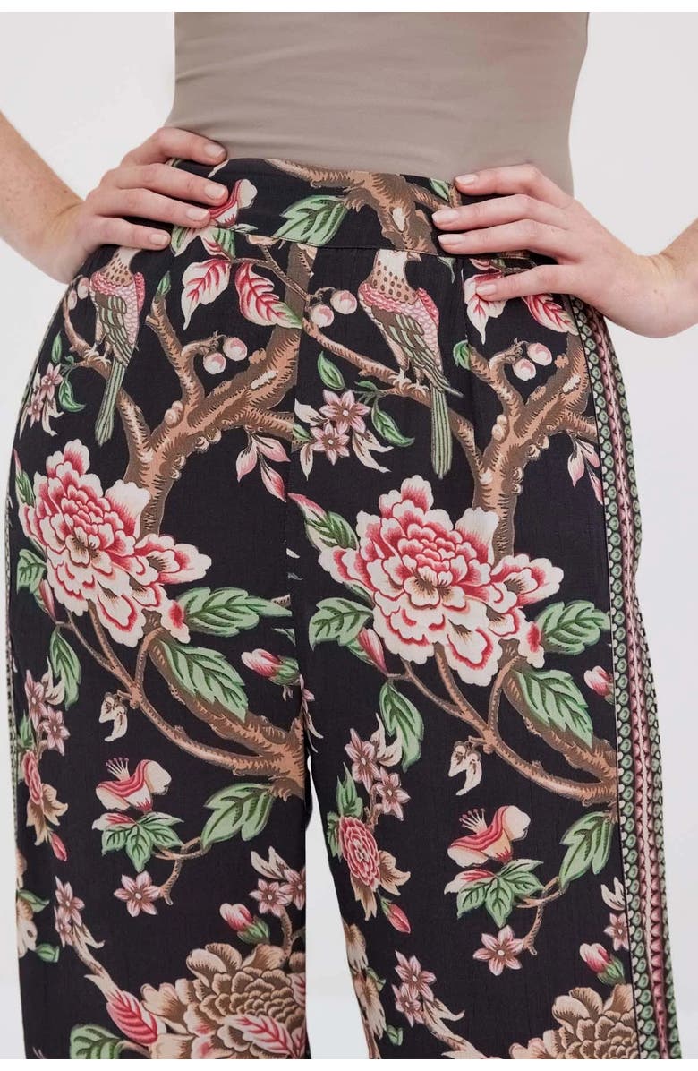 RAISHMA Hallie Black Trousers, Alternate, color, Black