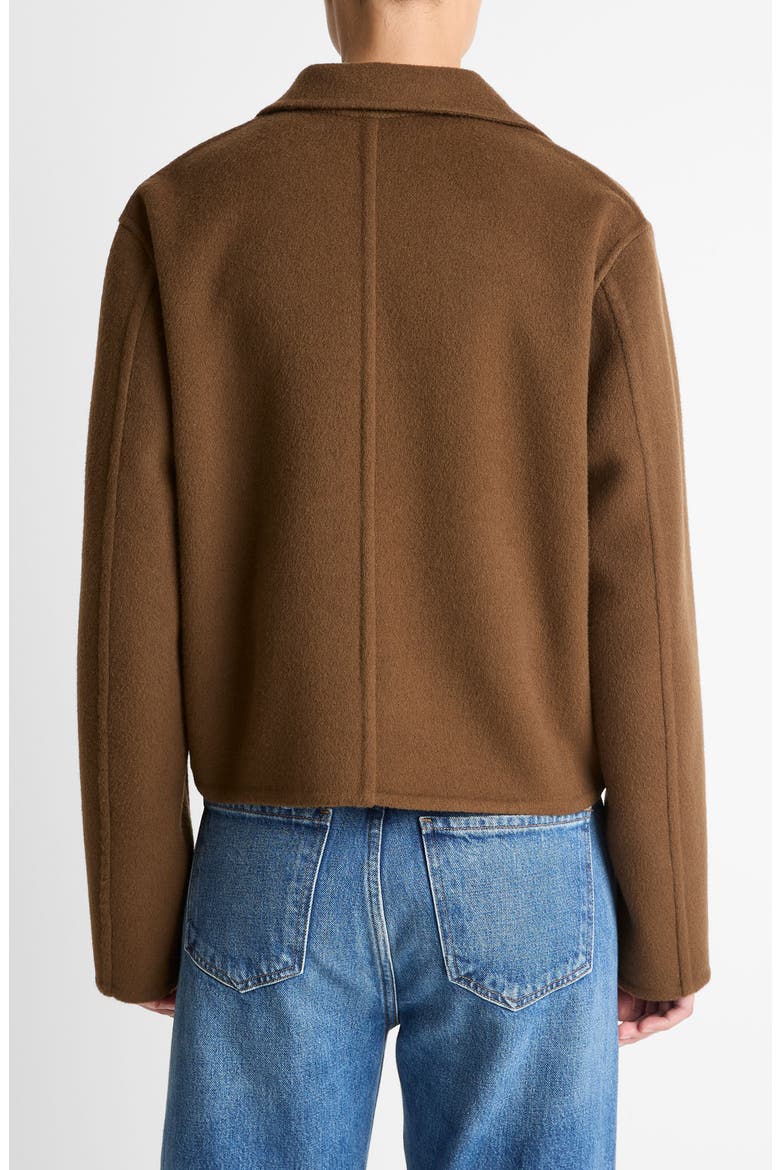Wool Blend Short Jacket, Alternate, color, HAZELNUT