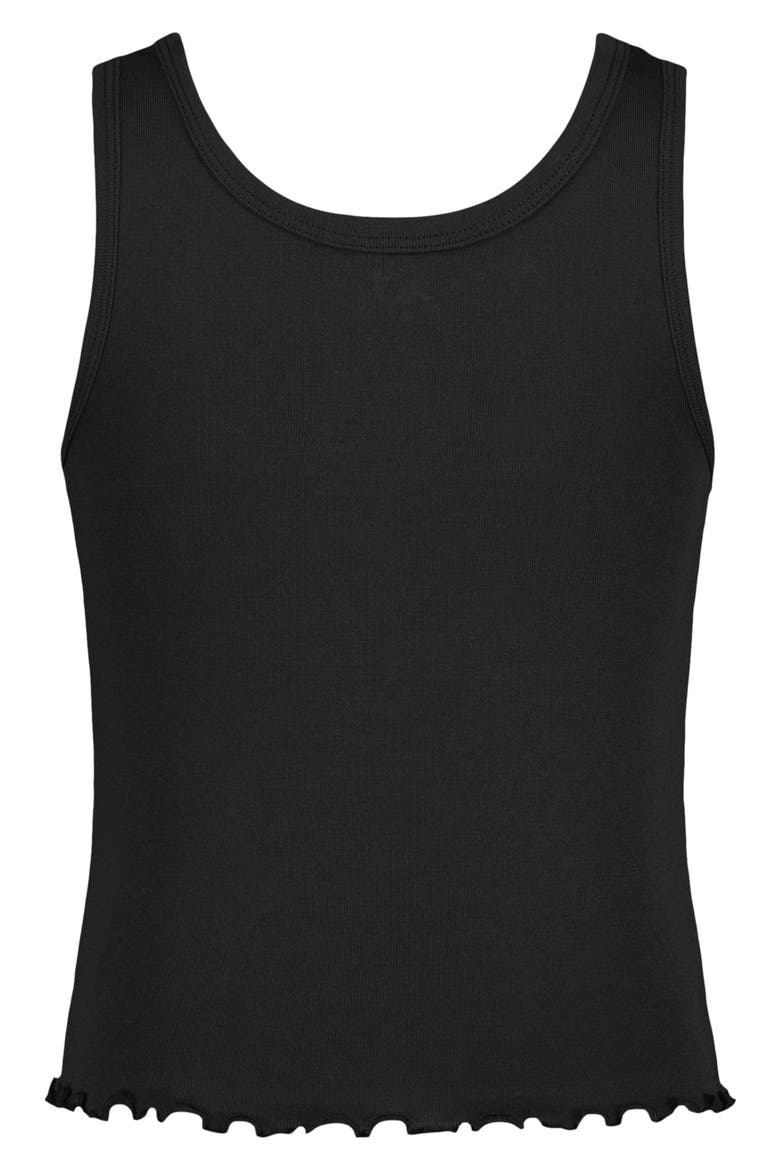Kids' Wonderland Calls Crop Graphic Tank, Alternate, color, BLACK SANDS