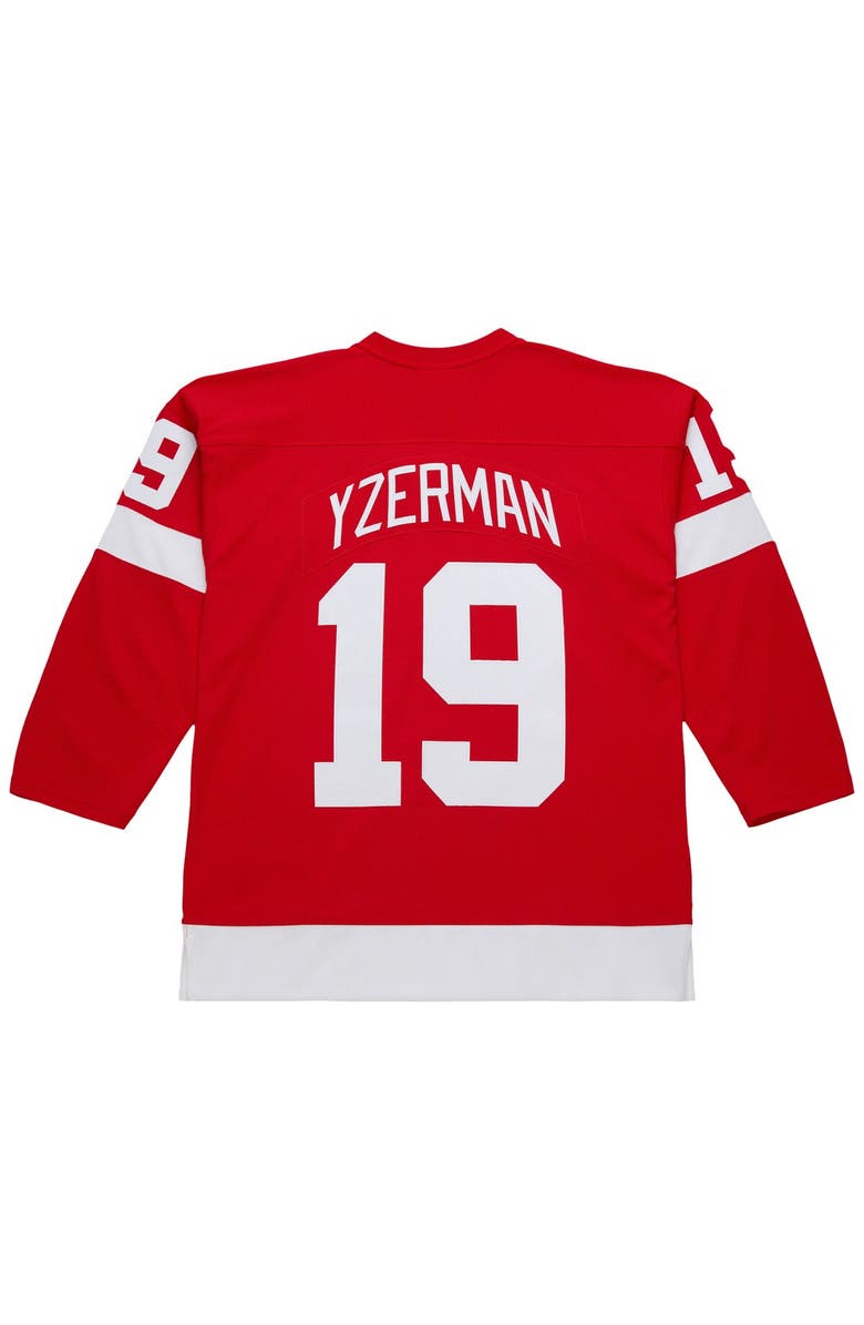 Mitchell & Ness Men's Steve Yzerman Scarlet Detroit Red Wings 1996-97 Power Play Jersey, Alternate, color, Scarlet