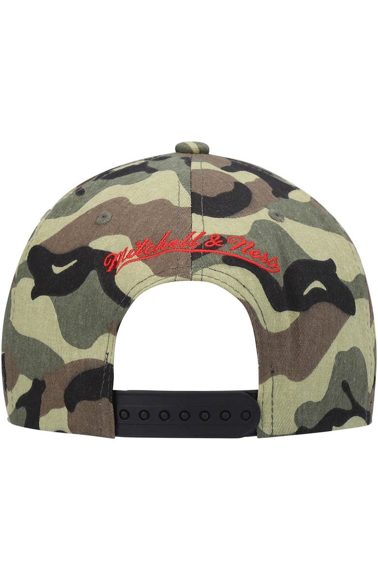 Mitchell & Ness Men's Mitchell & Ness Camo Houston Rockets Woodland Desert Snapback Hat, Alternate, color, 