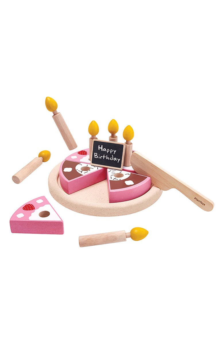 PlanToys<sup>®</sup> Birthday Cake Playset, Alternate, color, Assorted