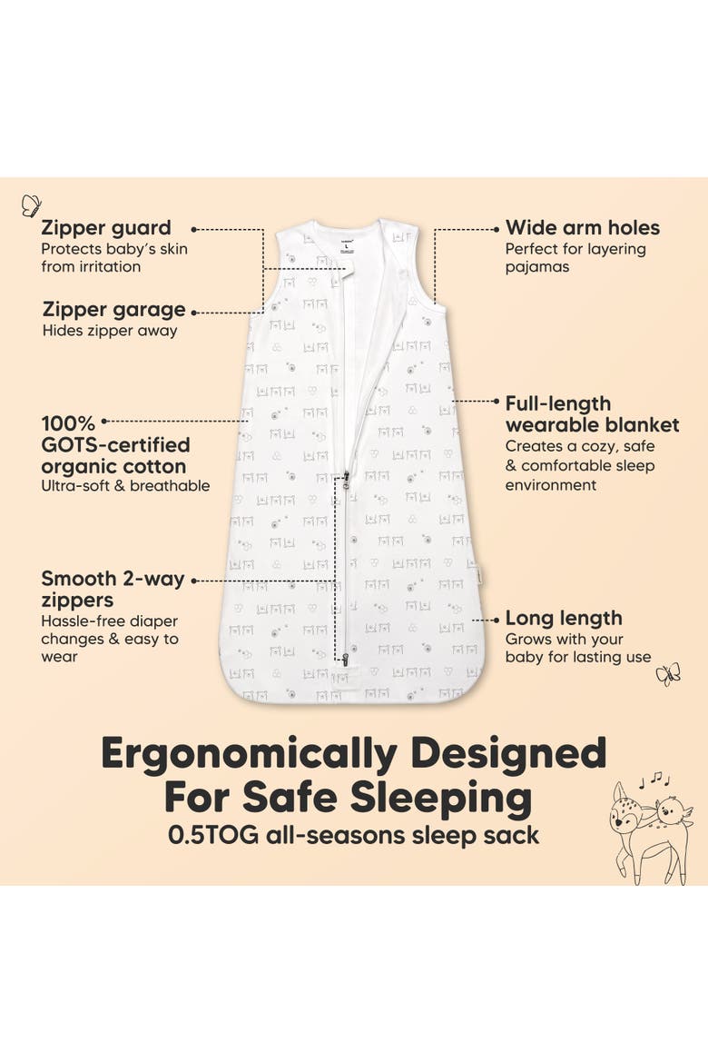 2-Pack Snooze Sleep Sacks, Alternate, color, Bumble Bear