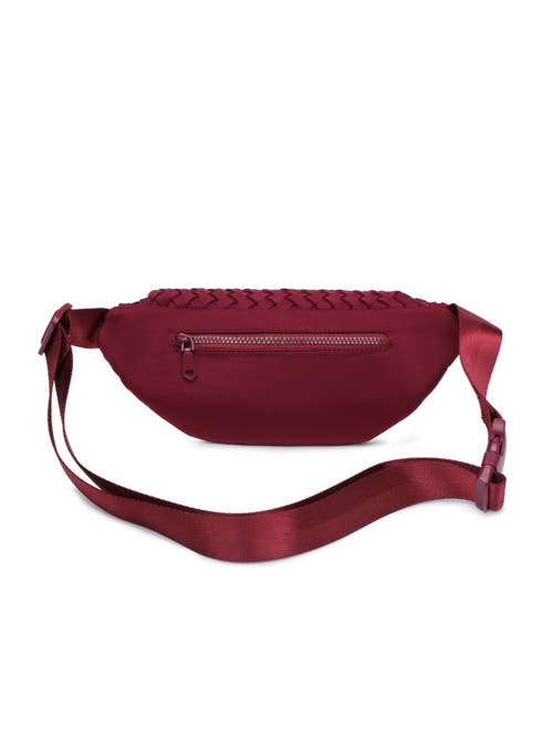 Sol And Selene Aim High Belt Bag In Wine