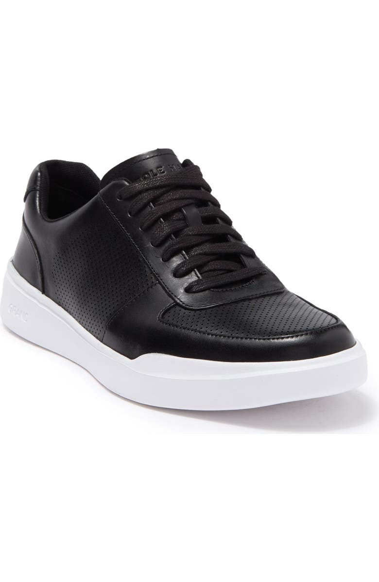 Cole Haan Grand Crosscourt Modern Perforated Sneaker - Wide Width Available, Main, color, Black