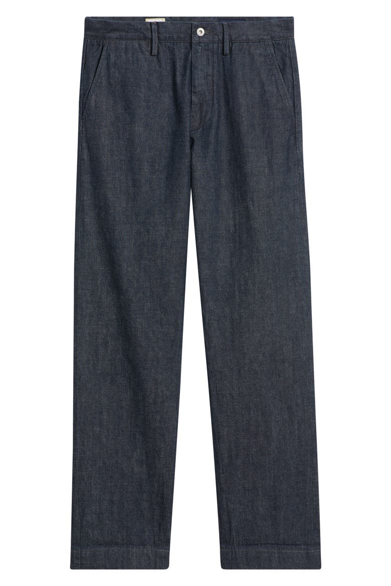 Archie Straight Leg Selvedge Trouser Jeans, Alternate, color, CARLSON