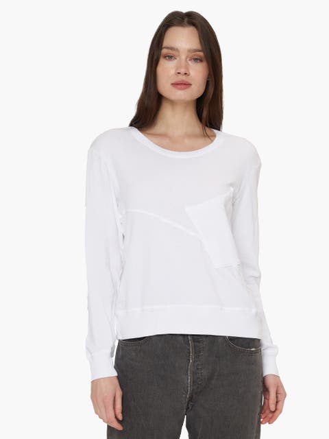 Seamed Pocket Sweatshirt