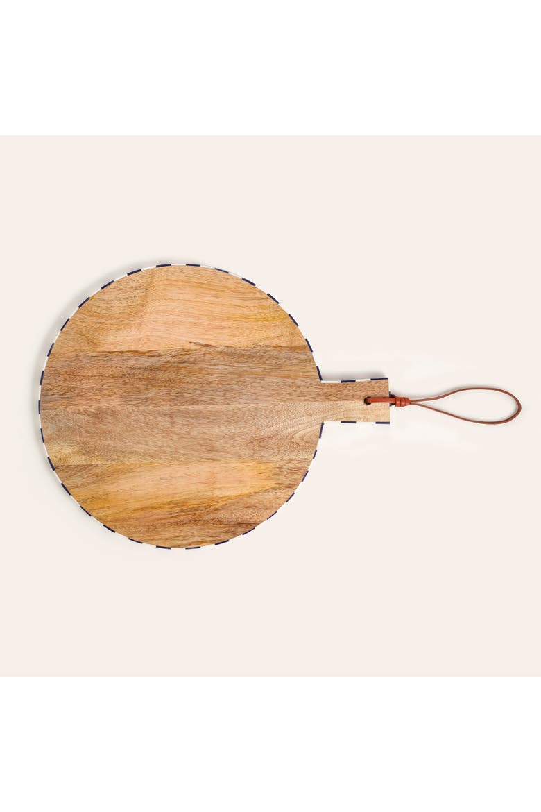 Nohar Wood Serving Board 15.5" Entertaining Artisan, Main, color, Blue
