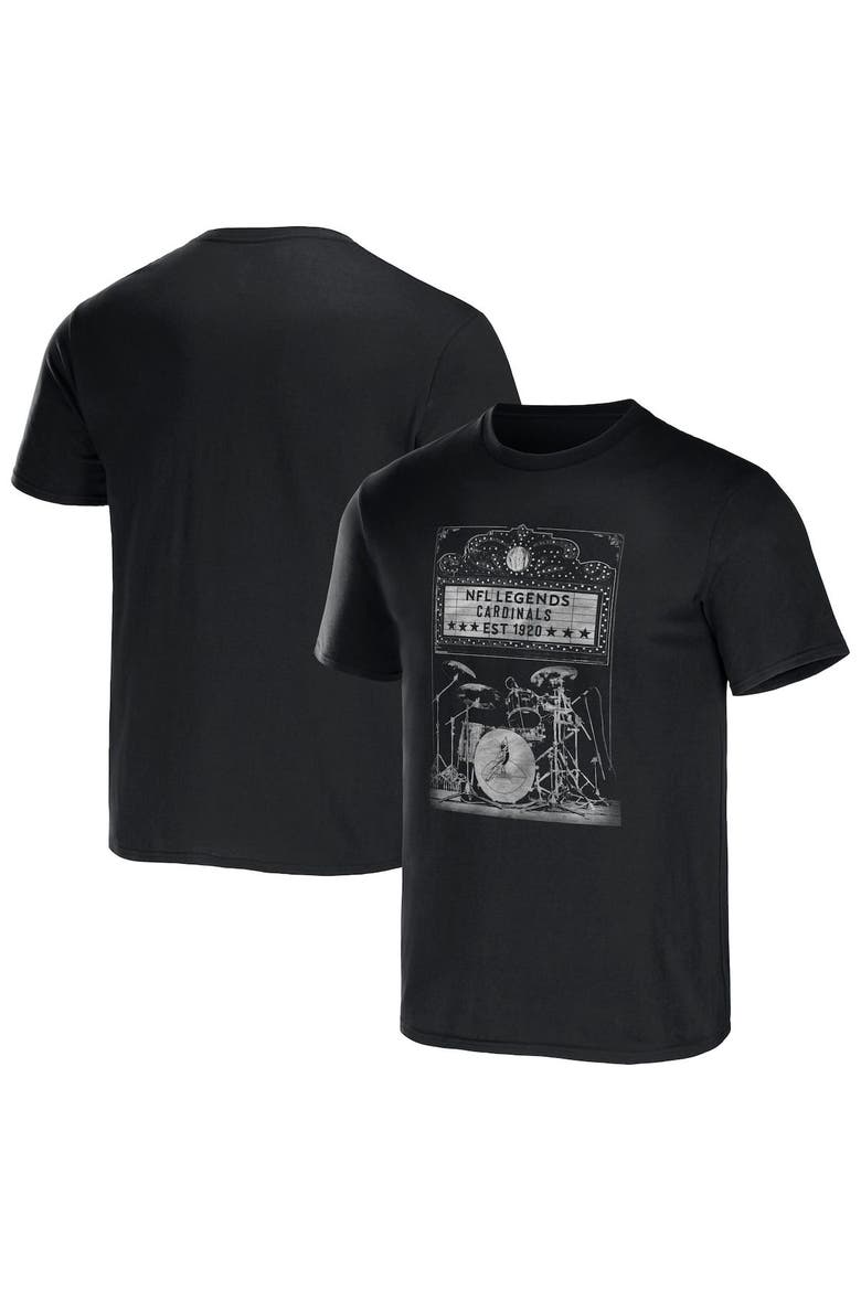 Men's NFL x Darius Rucker Collection by Fanatics Black Arizona Cardinals Band T-Shirt, Main, color, Black