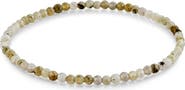 Sterling Forever Labradorite Beaded Stretch Bracelet