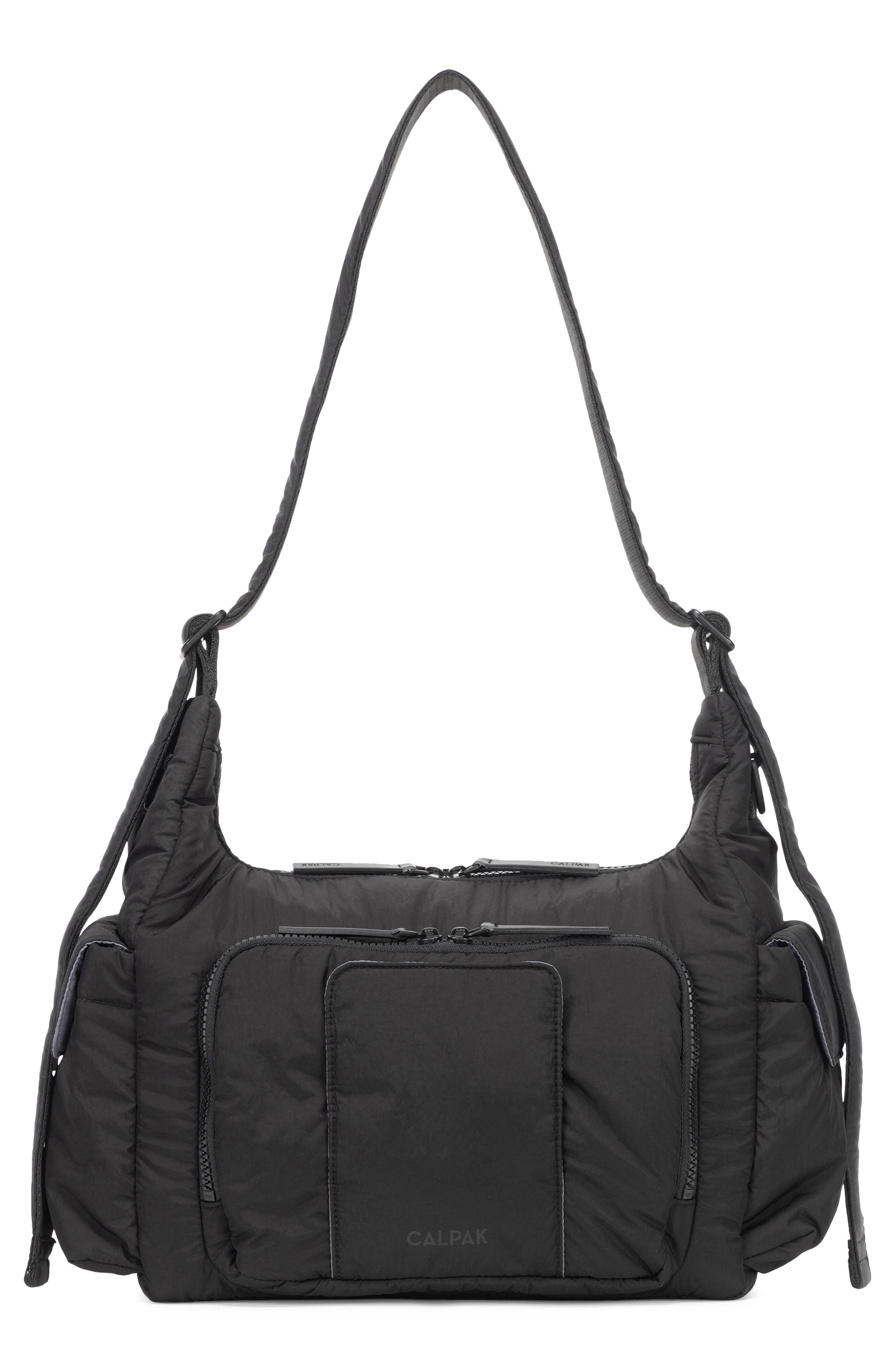 CALPAK Diaper Crossbody Bag, Alternate, color, Black