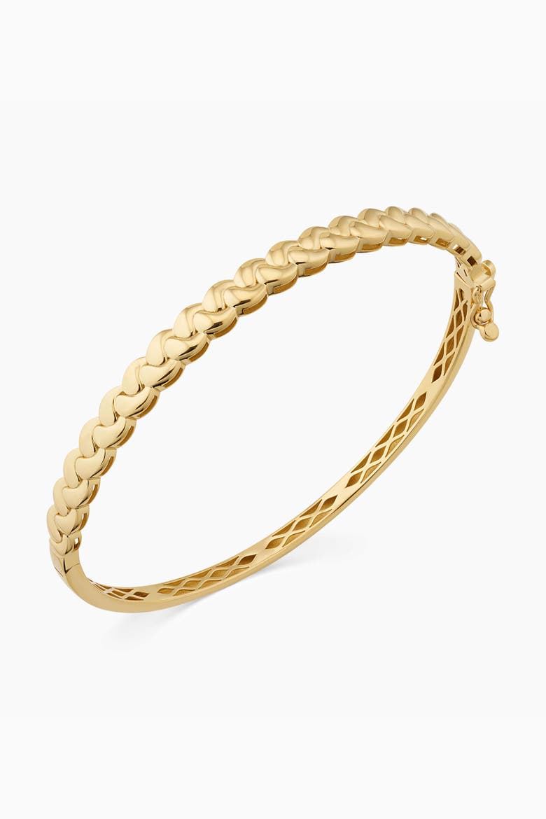 14K Yellow Gold Harmony Bangle, Main, color, Yellow Gold