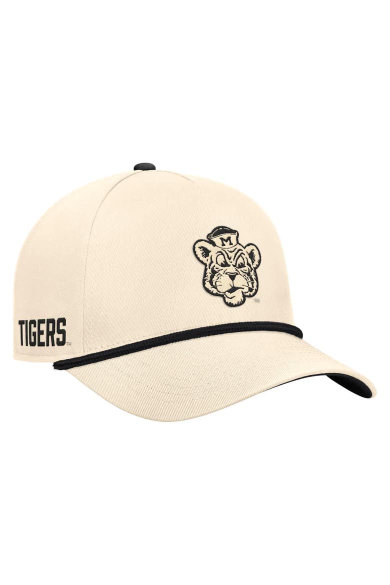 Men's Nike Natural Missouri Tigers Vintage Rope Rise Adjustable Hat, Main, color, Natural