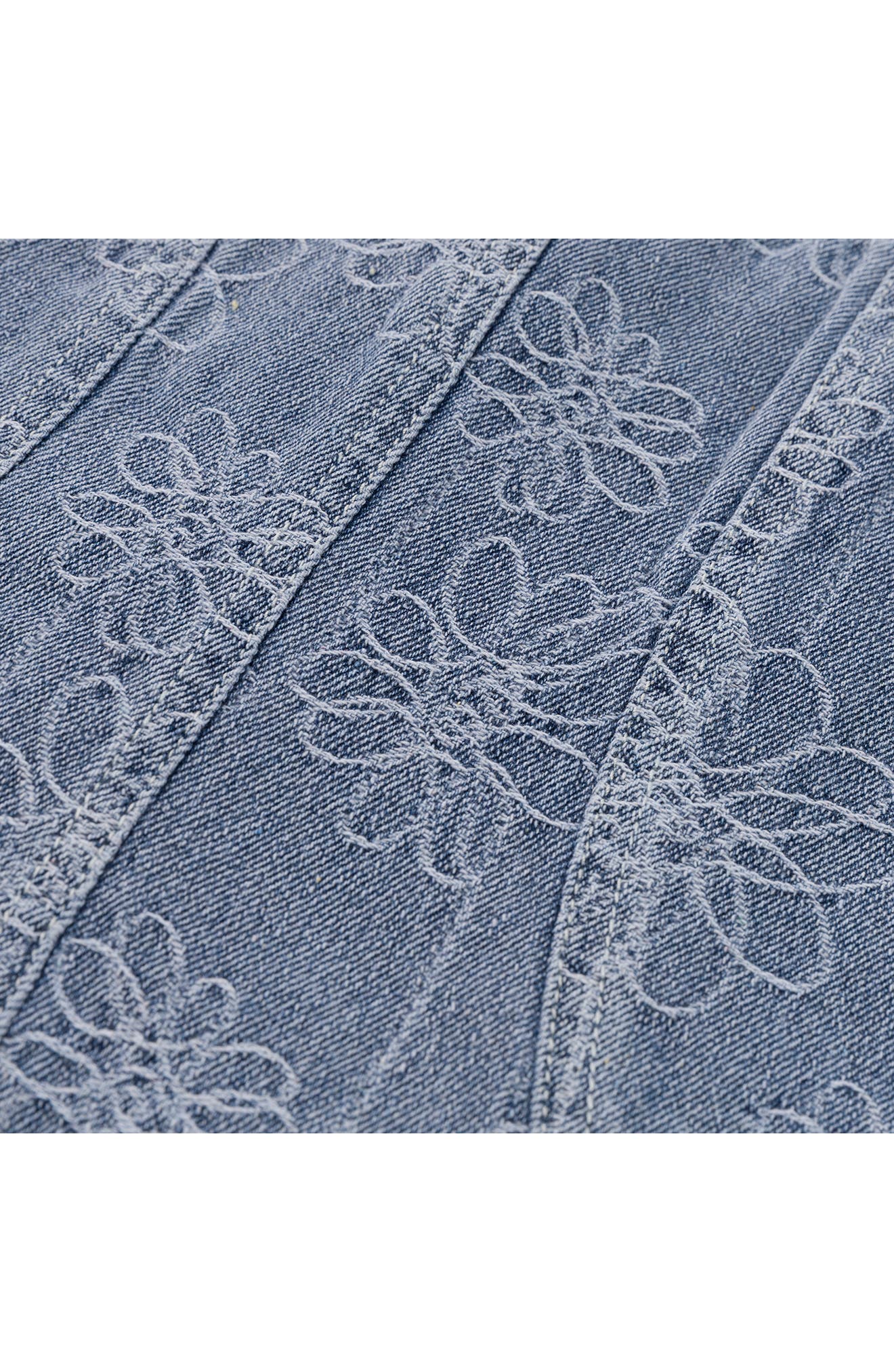 HONOR THE GIFT Embroidered Denim Corset (Women) | Nordstromrack