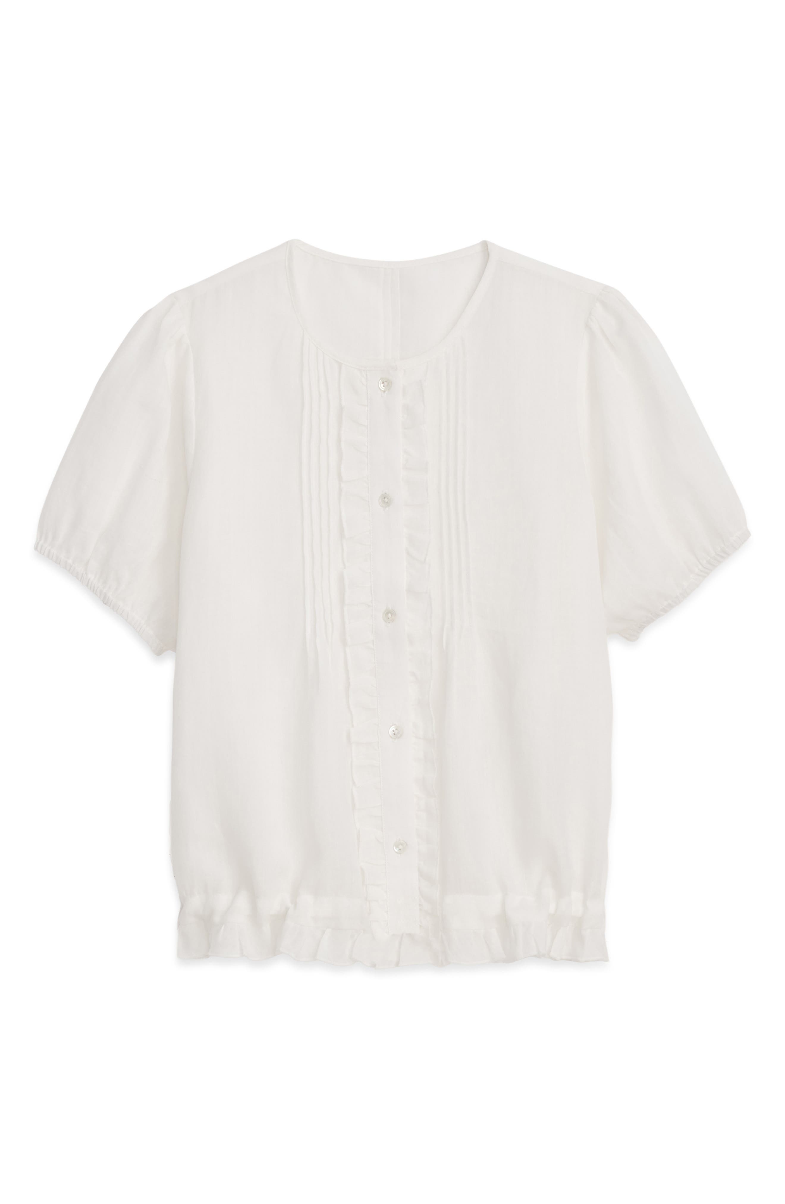 Brittany Ruffle Pintuck Top - image 2