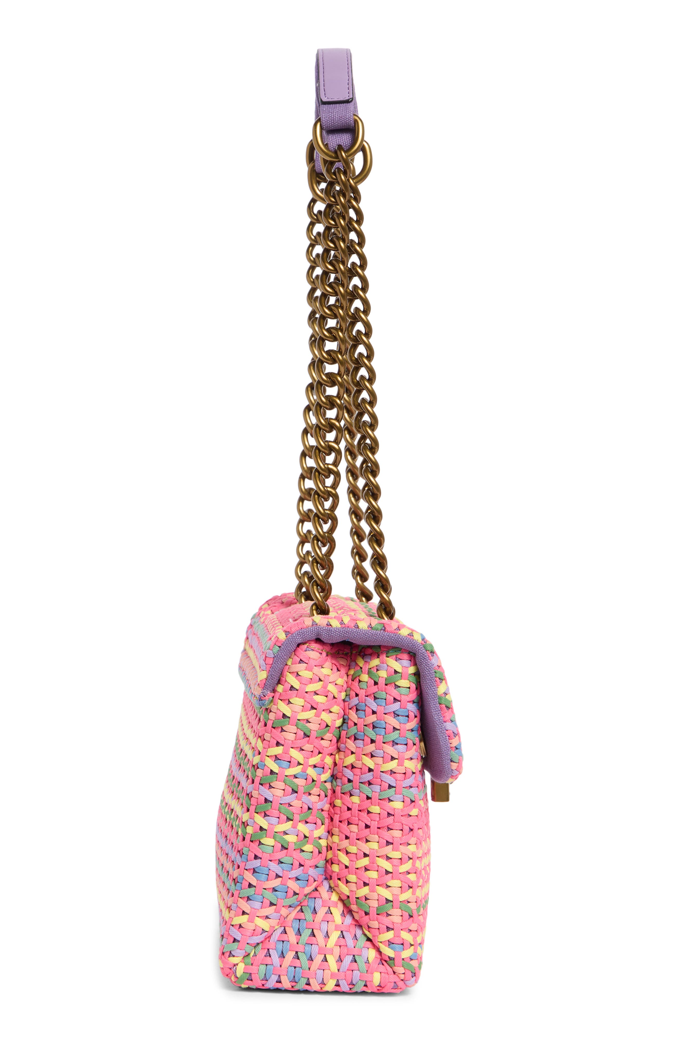 Kurt Geiger London Brixton Shoulder Bag, Alternate, color, Pink Multi