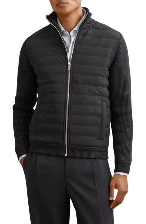 Townsend Hybrid Rib & Quilted Jacket