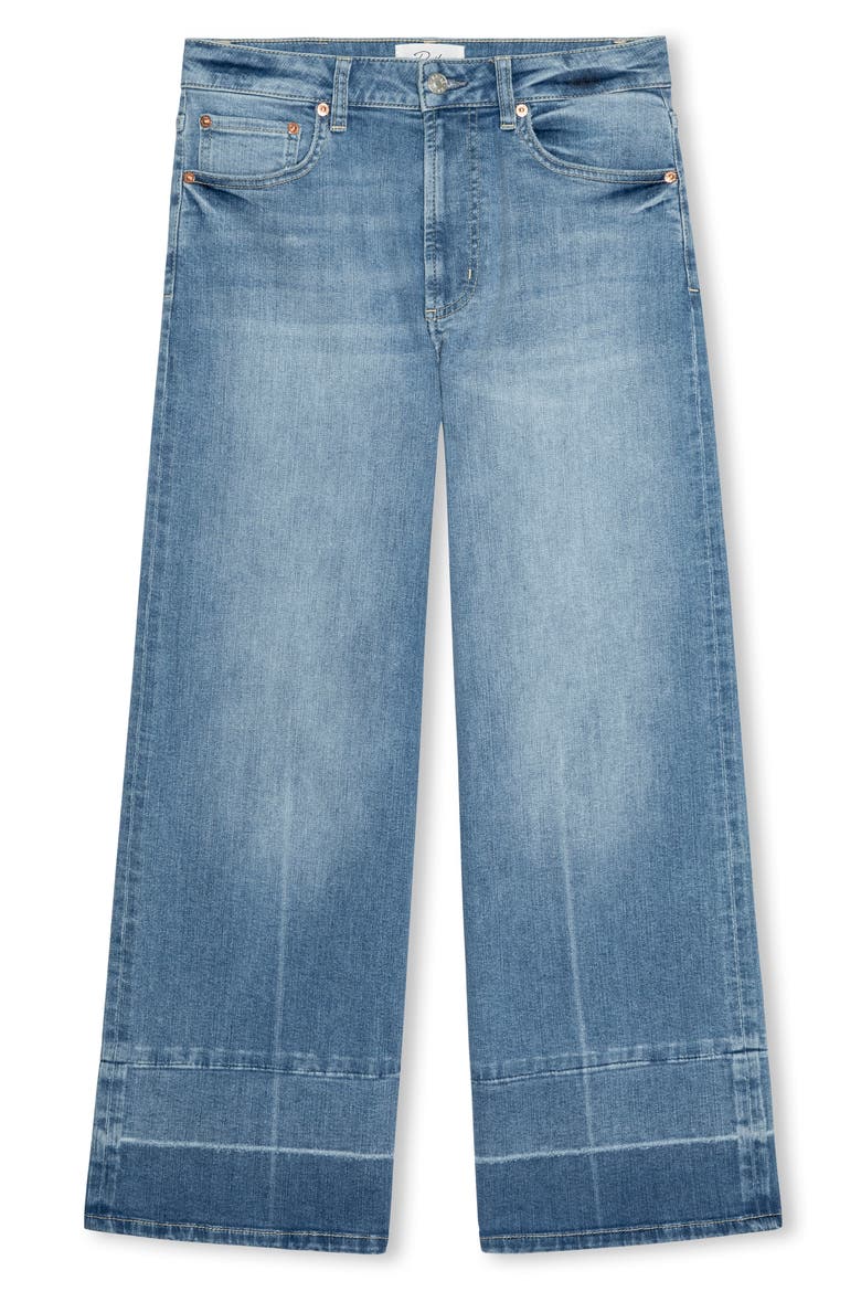Getty High Waist Crop Wide Leg Jeans, Alternate, color, INDEPENDENCE