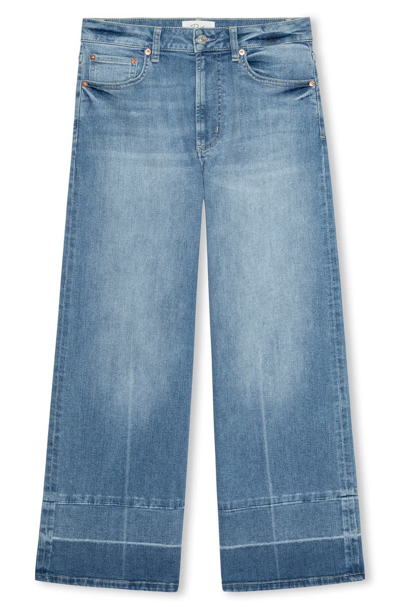 Rails Getty High Waist Crop Wide Leg Jeans, Main, color, Independence