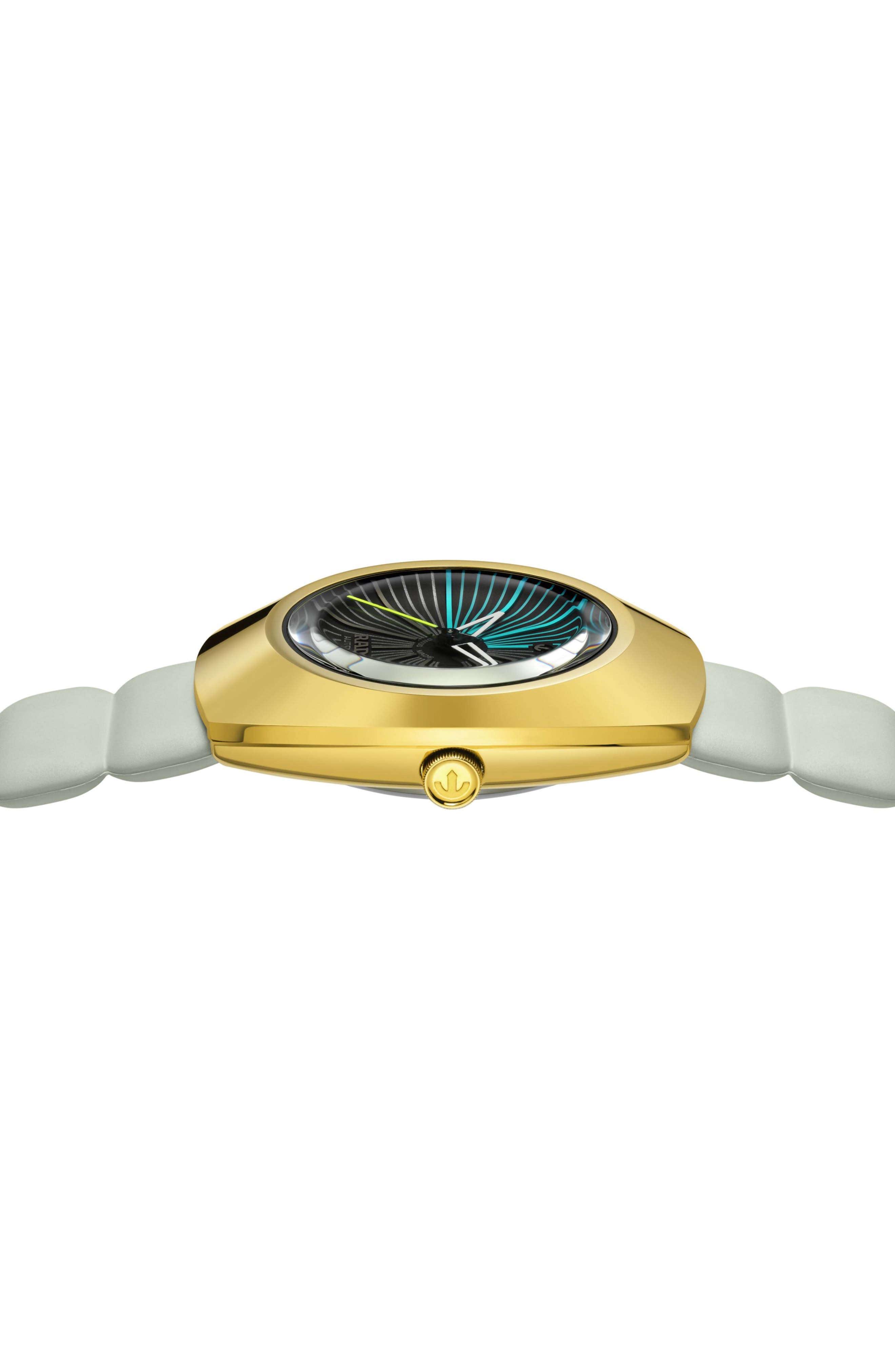 RADO DiaStar Original x Tej Chauhan Automatic Rubber Strap Watch