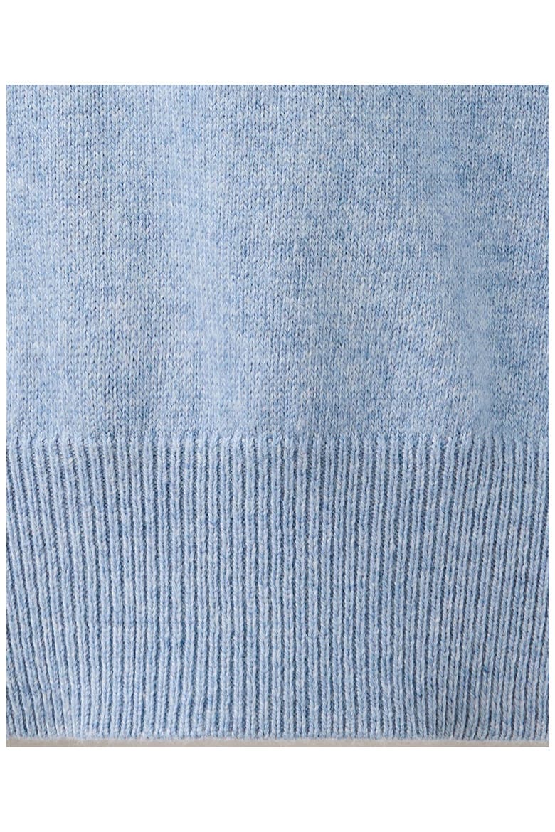 Boat Neck Sweater with Shoulder Detail, Alternate, color, SKY BLUE