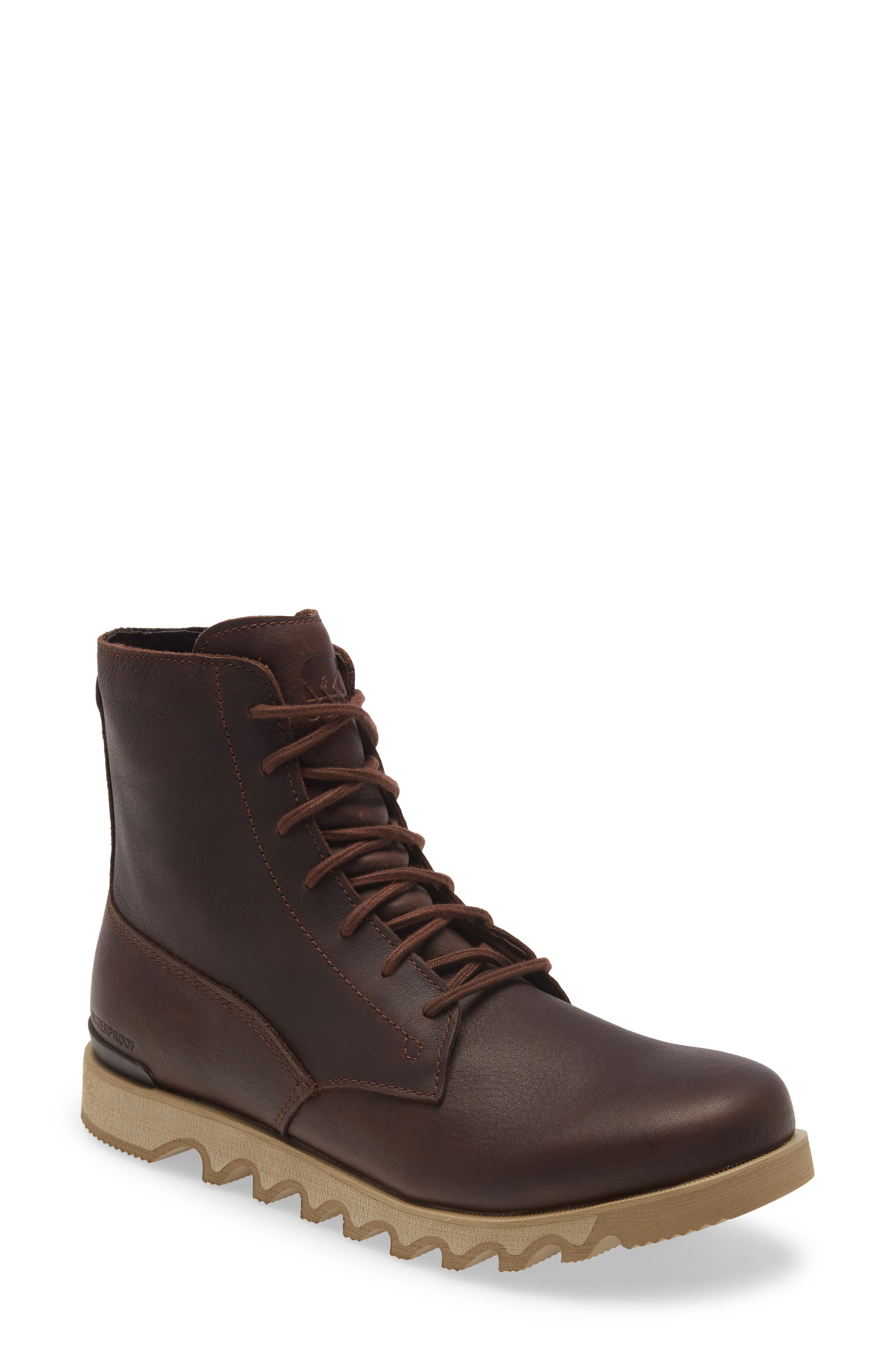 Kezar Tall Waterproof Boot, Main, color, BROWN