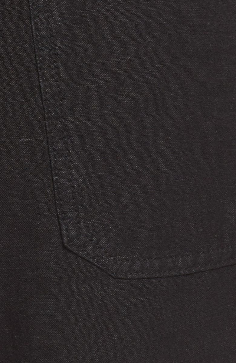 Matty M Belted Linen Blend Shorts, Alternate, color,