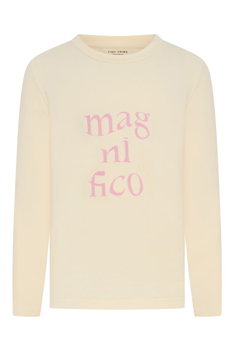 Kids' Magnifico Cotton Blend Graphic T-Shirt, Main, color, CREAM