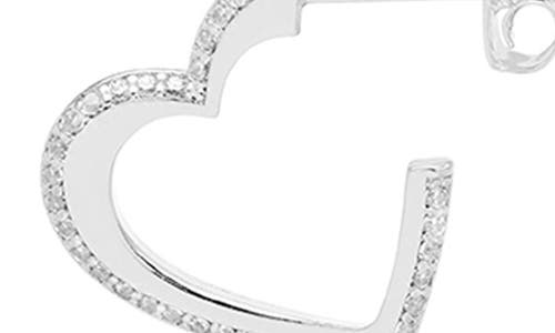 Estella Bartlett Open Heart Hoop Earrings