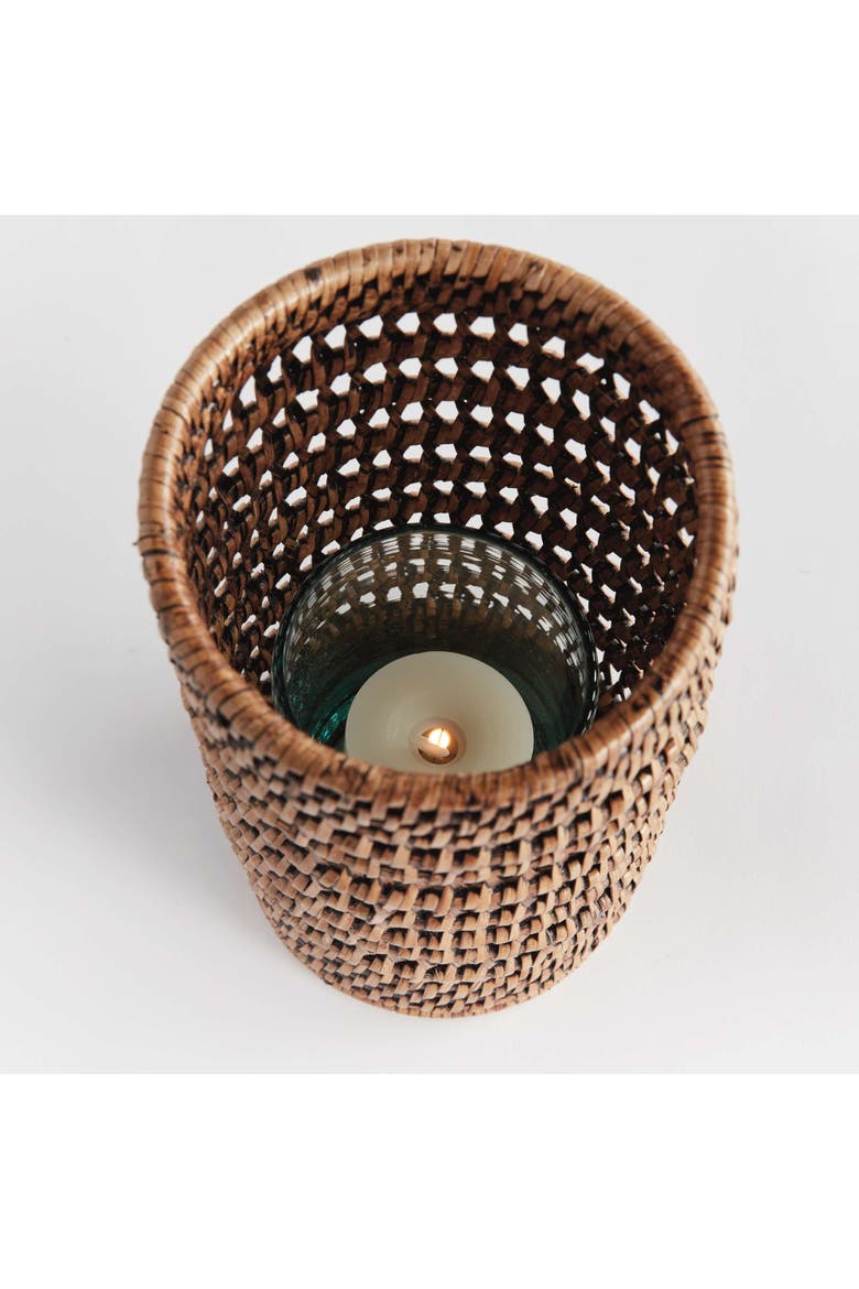 Burma Rattan Hurricane, Alternate, color, Brown