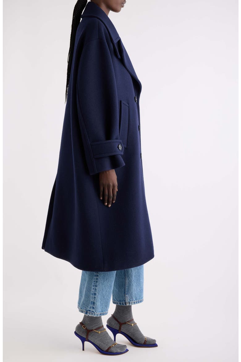 Iconic Soft Wool Blend Coat, Alternate, color, EVENING BLUE