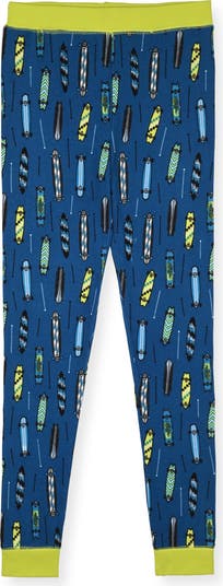 Print Soft Fitted Two-Piece Pajama Set