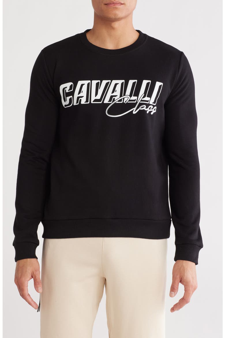 Colourful Rack For Classes Cavalli Class Cotton Crewneck Sweatshirt (Men) | Nordstromrack