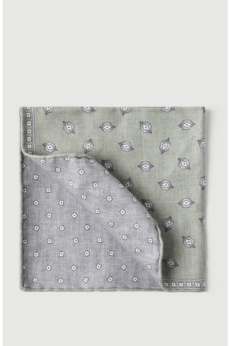Pocket square with pattern, Alternate, color, Grey