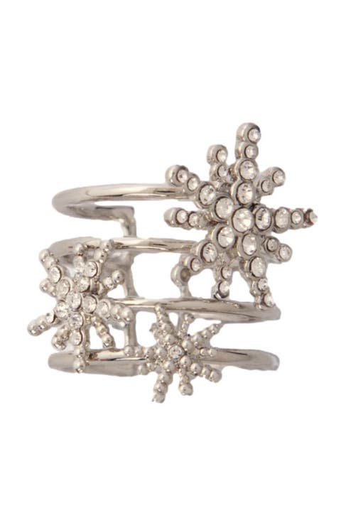 Rhinestone star ring