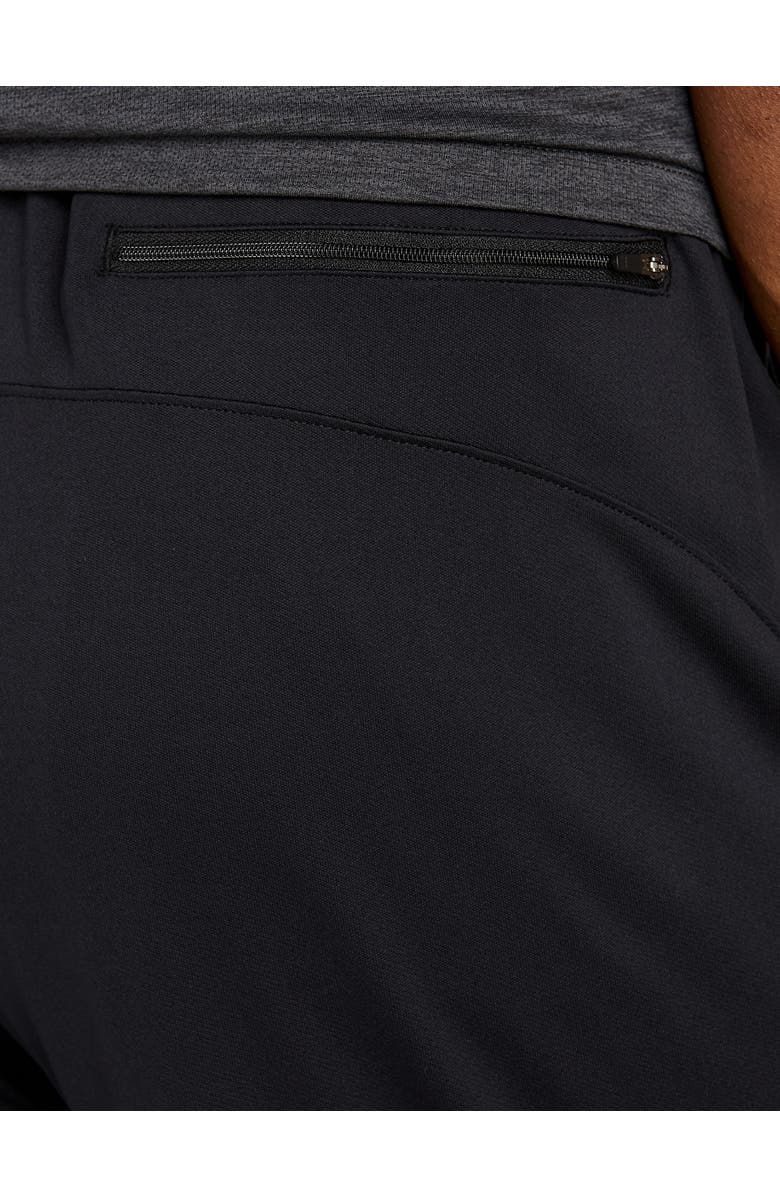 Reebok Performance Double-Knit Ribbed-Hem Joggers, Alternate, color, Black