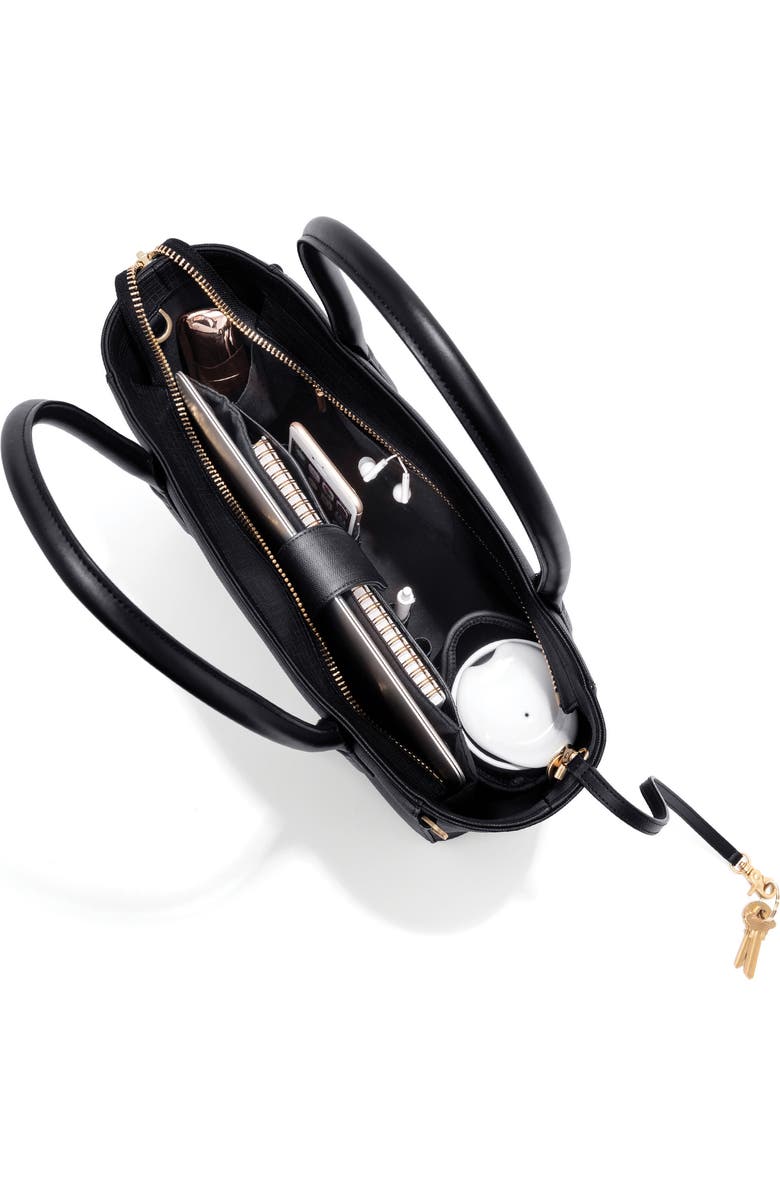 Dagne Dover Signature Classic Coated Canvas Tote, Alternate, color,