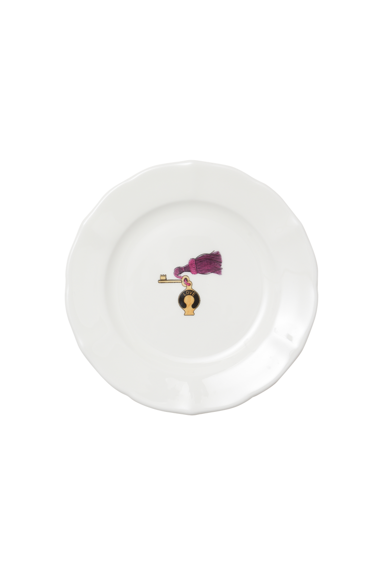Thibaud Herem Objet Bread & Butter Plate, Main, color, Red Key