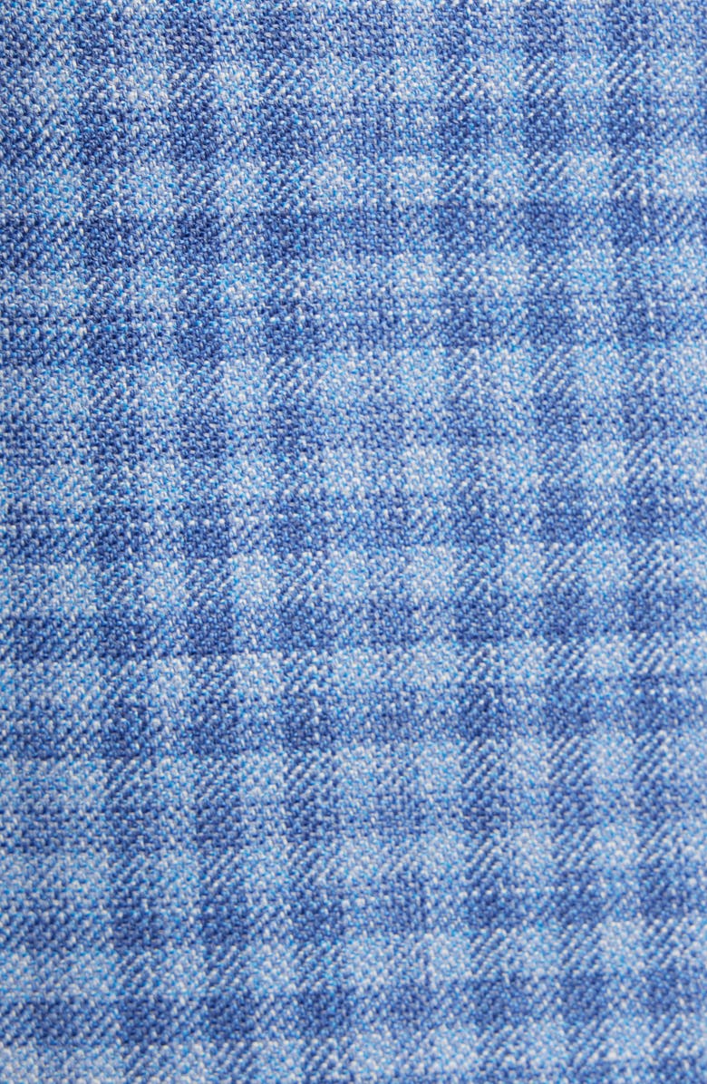 Peter Millar Flynn Classic Fit Light Blue Check Wool Sport Coat, Alternate, color, Light Blue