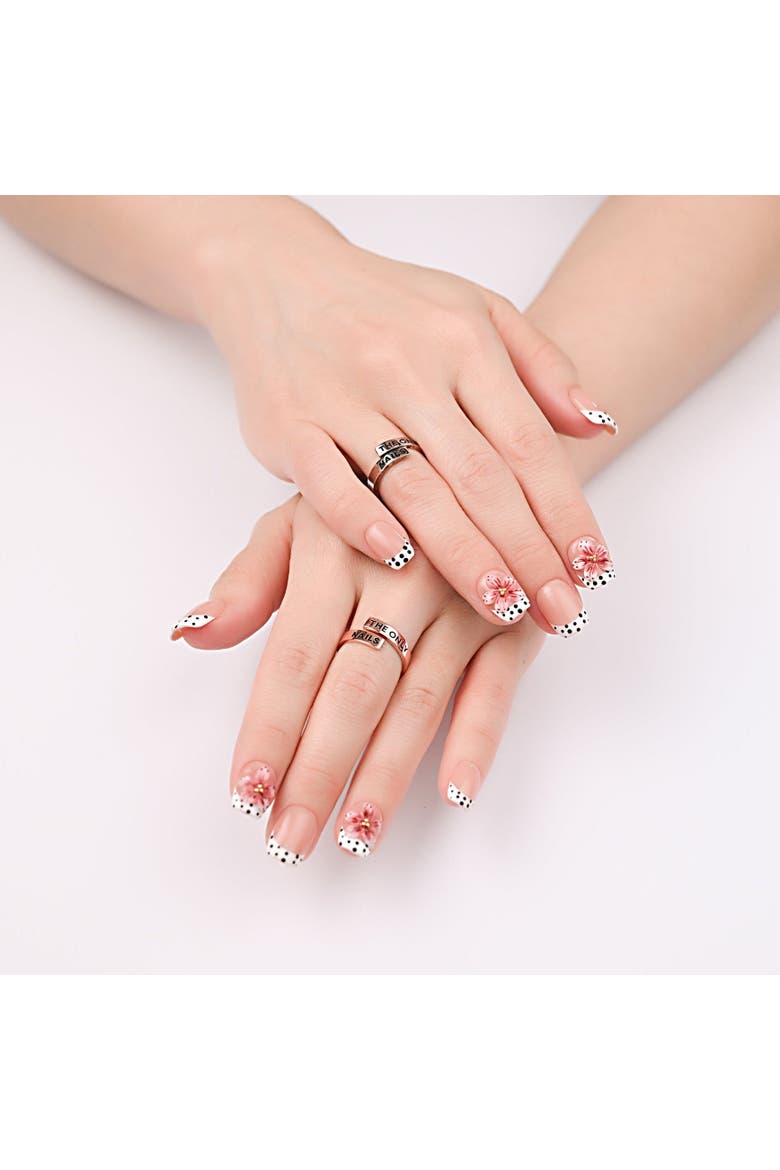 Bloom Polka Short - Nail Set, Alternate, color, Pink