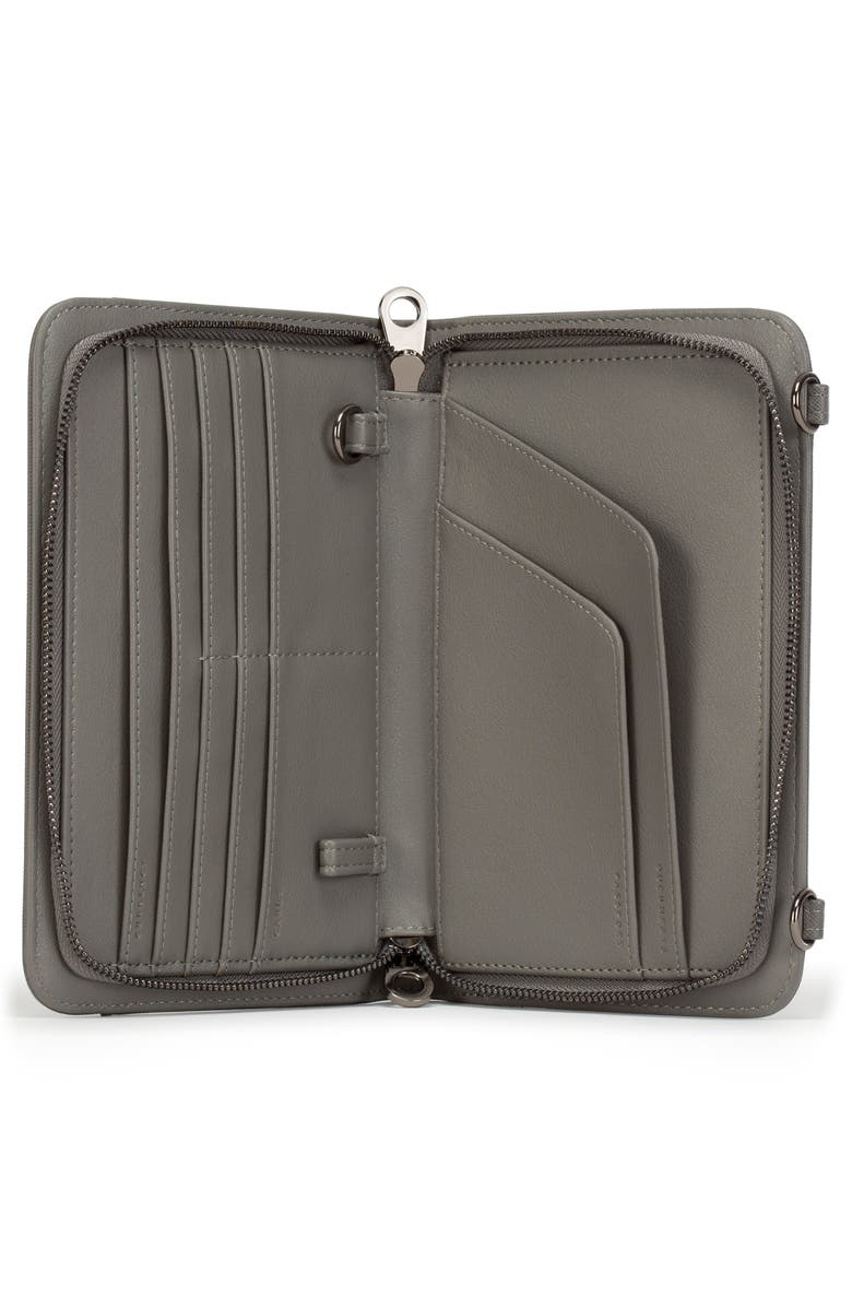 CALPAK Faux Leather RFID Travel Wallet, Alternate, color,