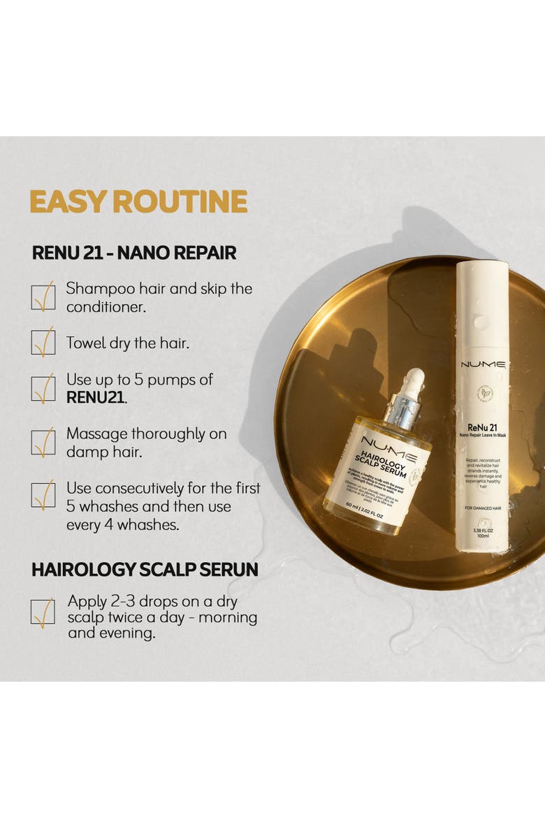Restore Scalp Serum + Leave-In Mask, Alternate, color, White