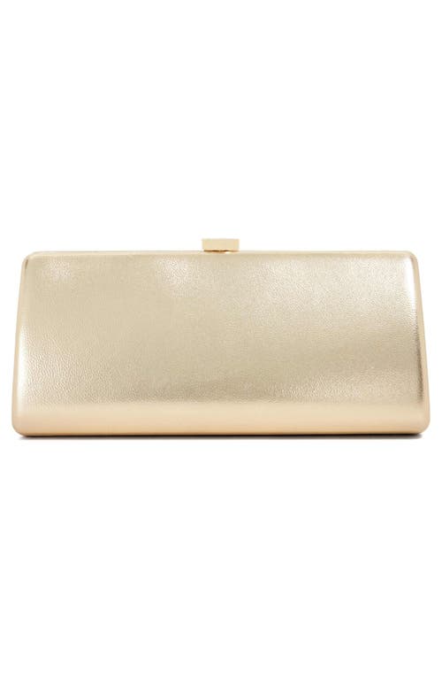 Dune London Belinda Frame Clutch In Gold