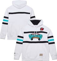 Mitchell & Ness Men's Mitchell & Ness White Vancouver Grizzlies Hardwood Classics Nights Head Coach Pullover Hoodie