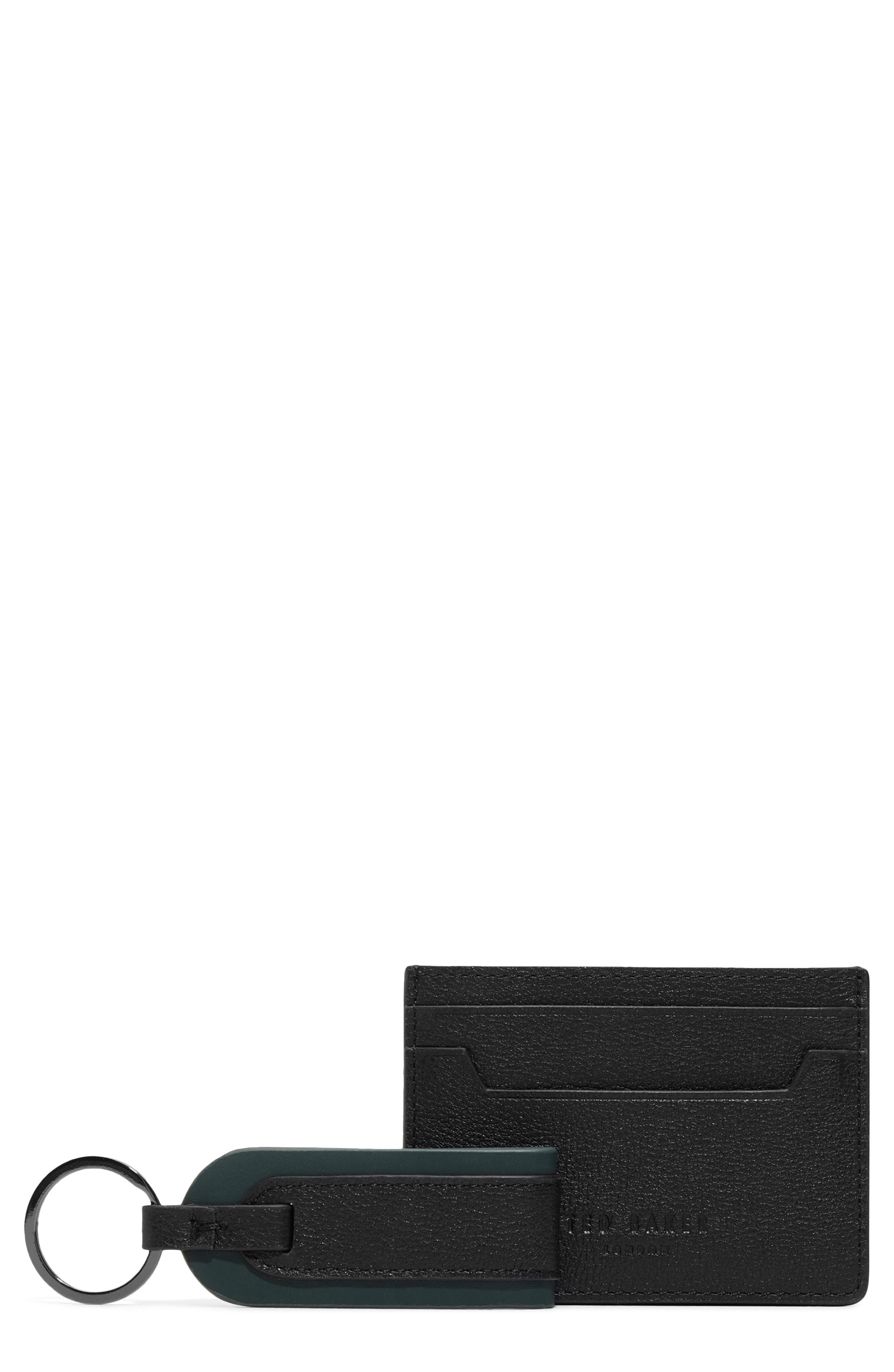 Ted Baker Cavendish Card Holder Wallet & Key Ring Set