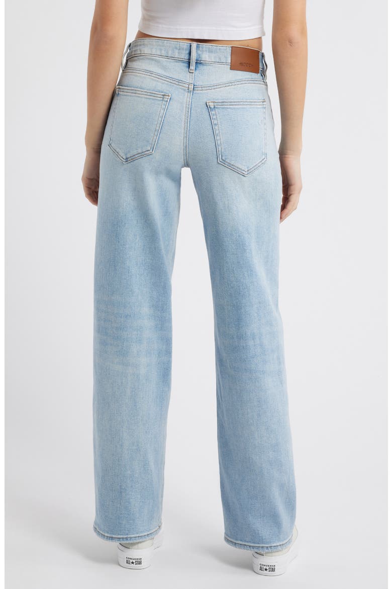 Clean Low Rise Wide Leg Dad Jeans, Alternate, color, LIGHT WASH