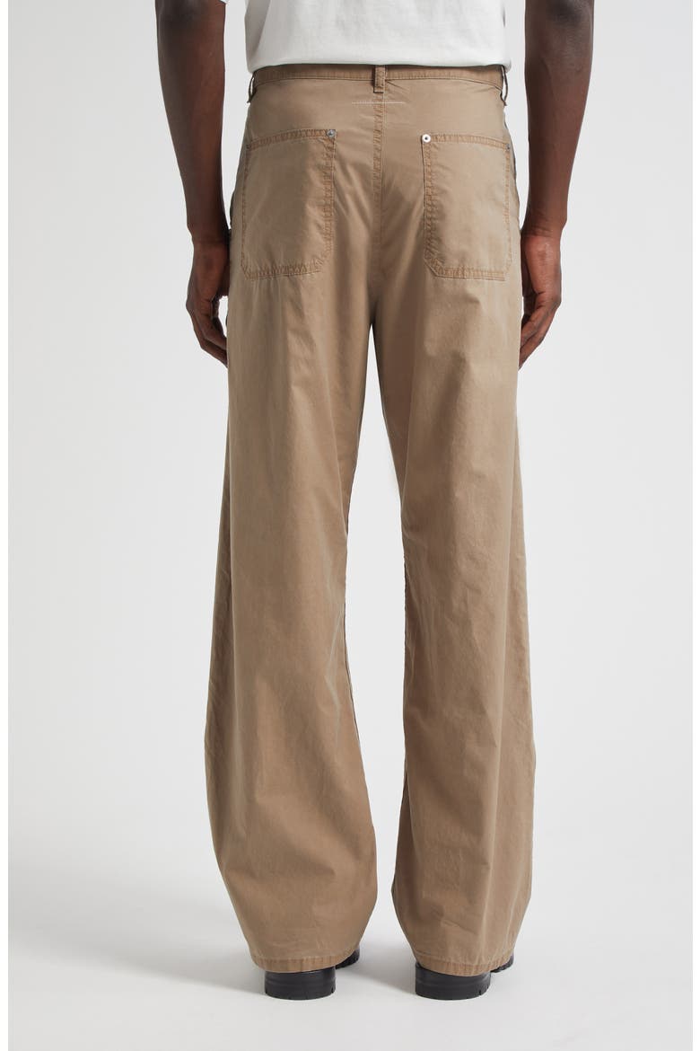 Five-Pocket Cotton Straight Leg Pants, Alternate, color, DUNE