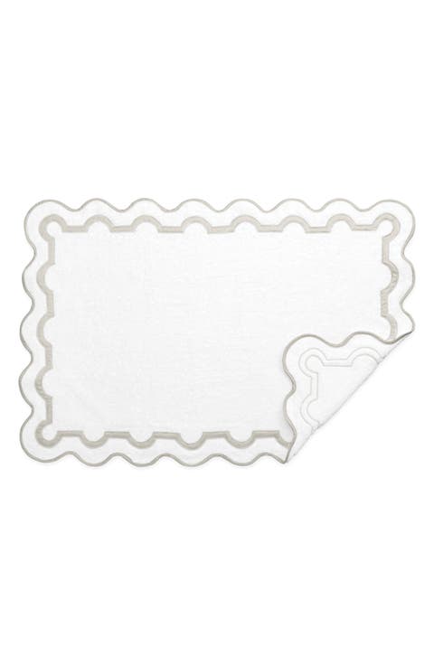 Mirasol Scallop Cotton Tub Mat