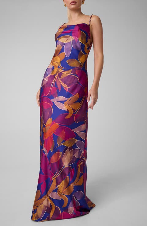 Autumn Printed Maxi Dress