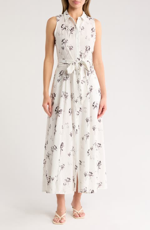 Tie Waist Shirtdress